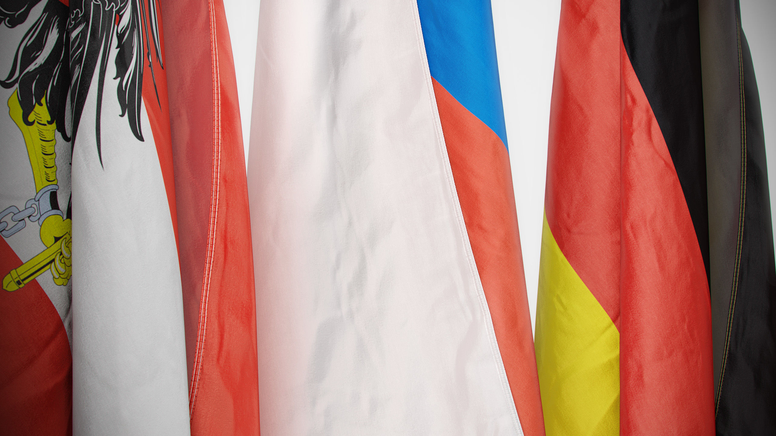 Floor Flags 3D model_3