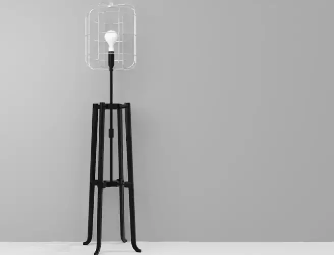 Industrial Lamp 3D model