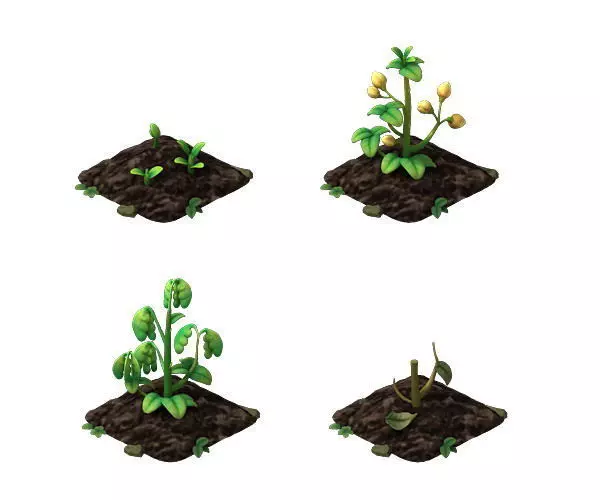 soy cartoon 3D model_0