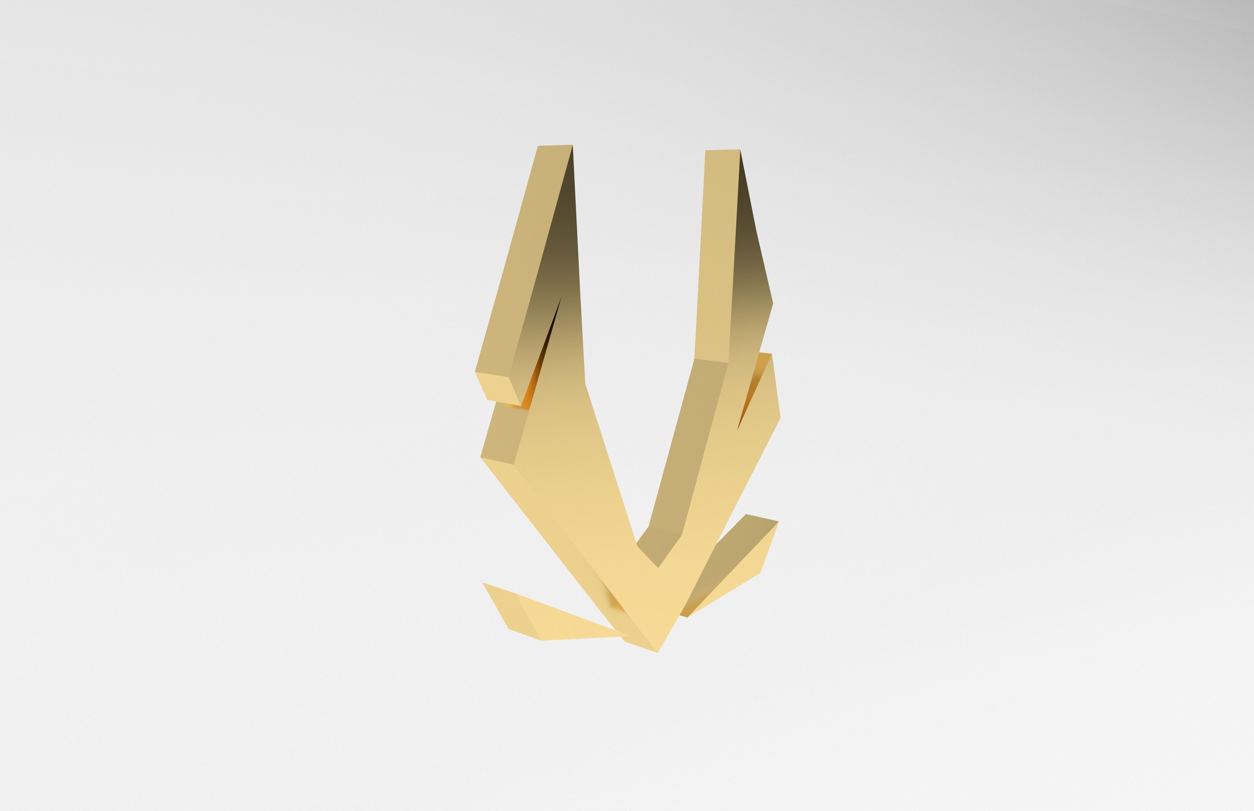 Zotac Gaming Logo v1 005 Free low-poly 3D model_3