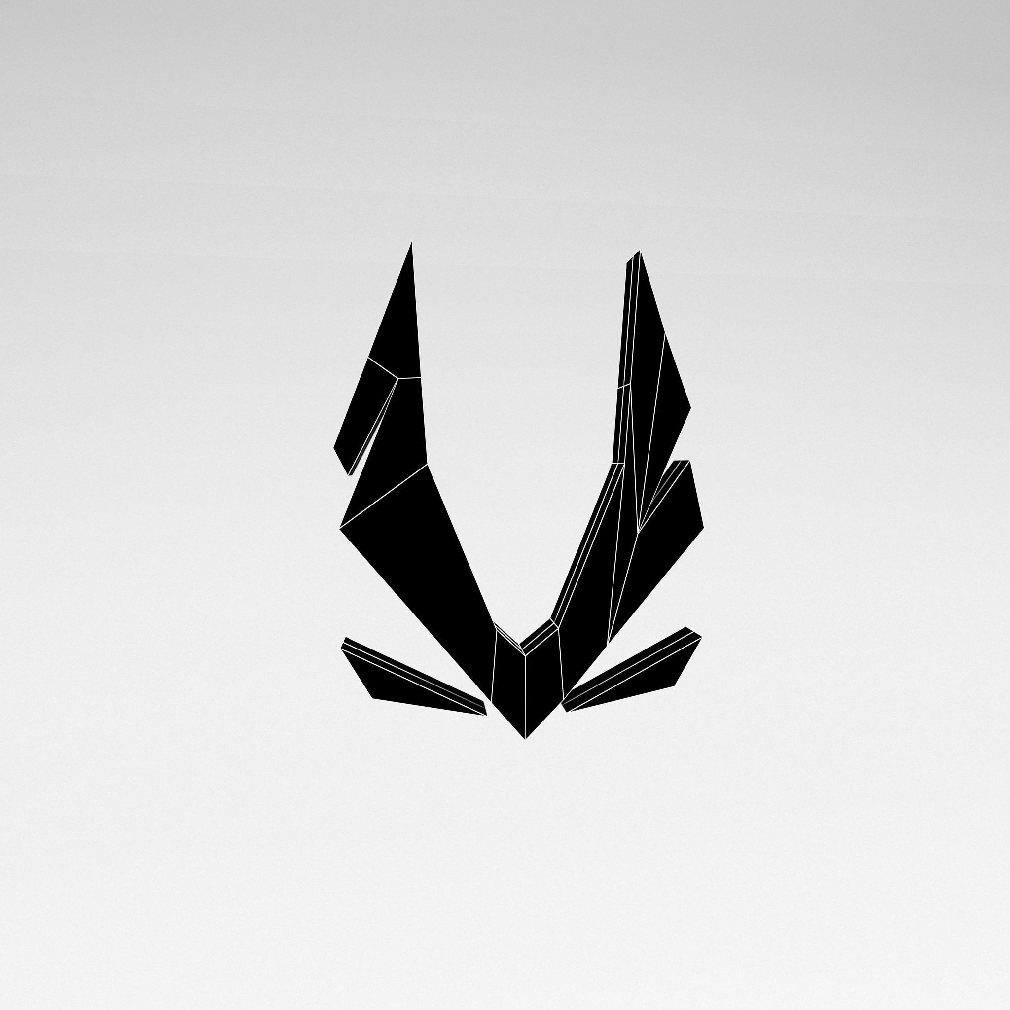 Zotac Gaming Logo v1 007 Free low-poly 3D model_4