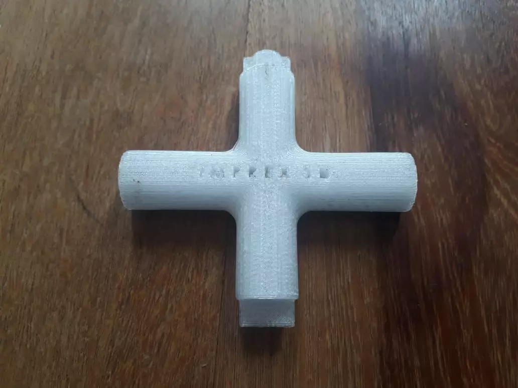 Quadruple Key - Chave Quadrupla 3D print model