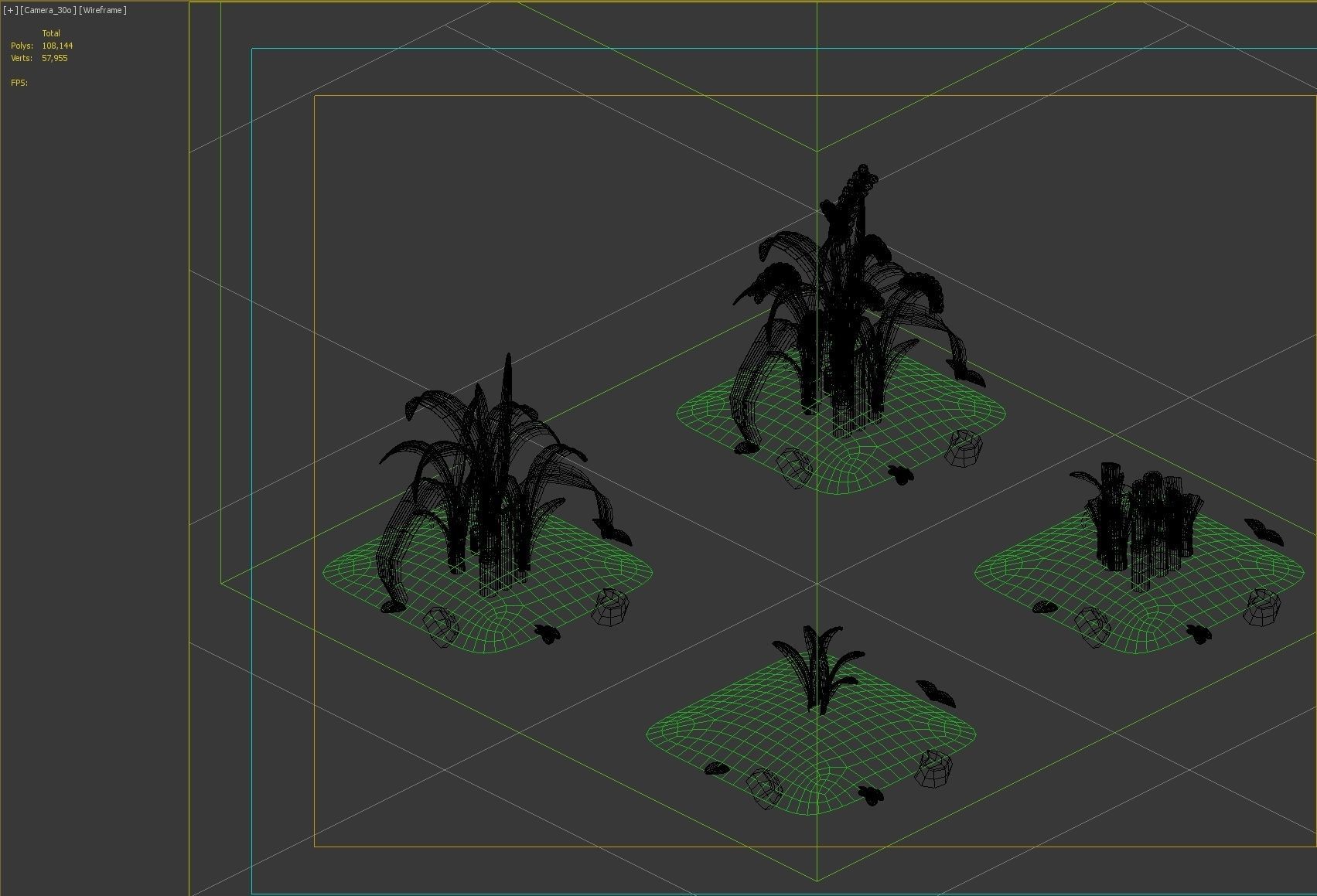 rice Fields 3D model_2