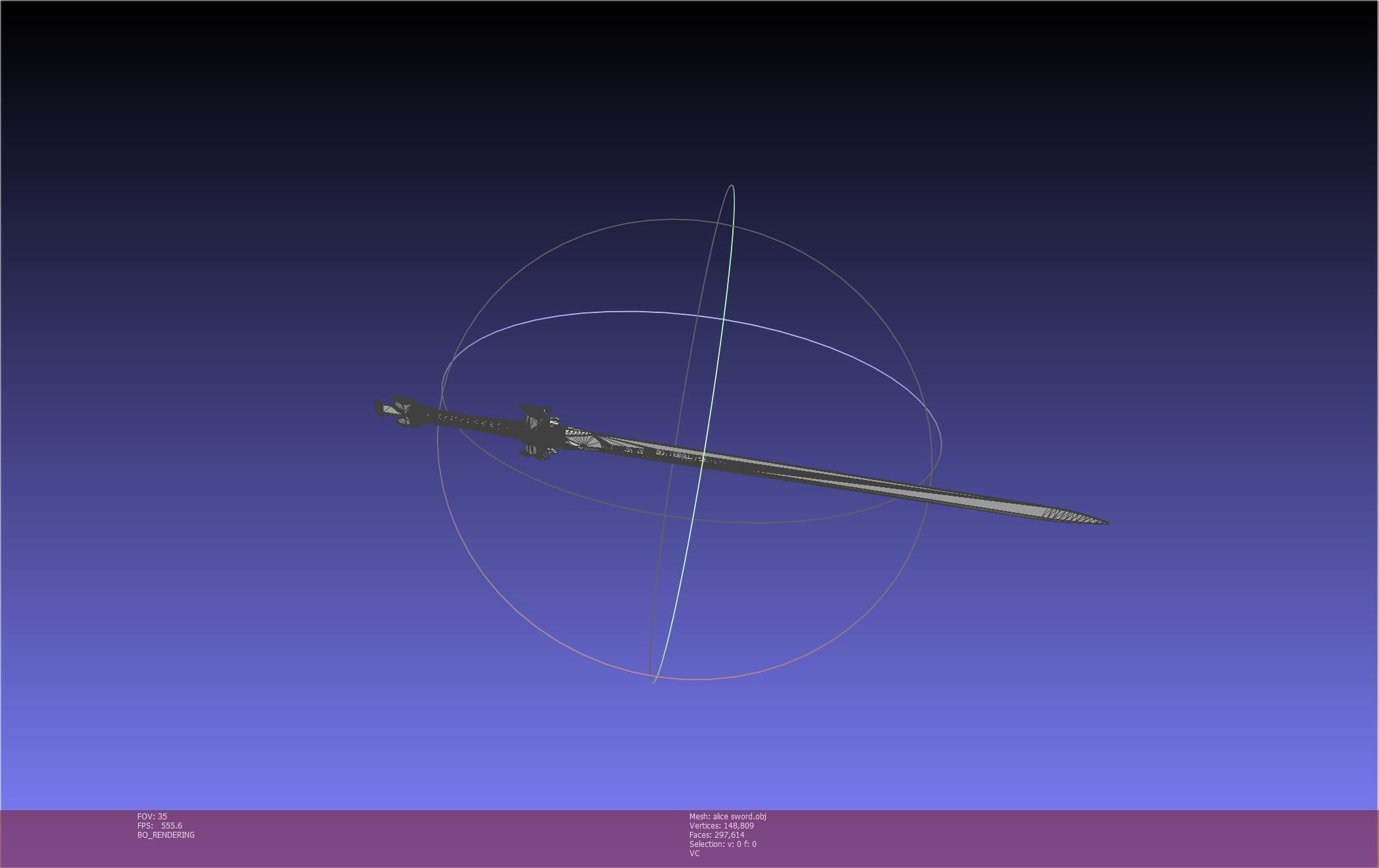 Sword Art Online Alicization Alice Sword Printable Assembly 3D print model_19
