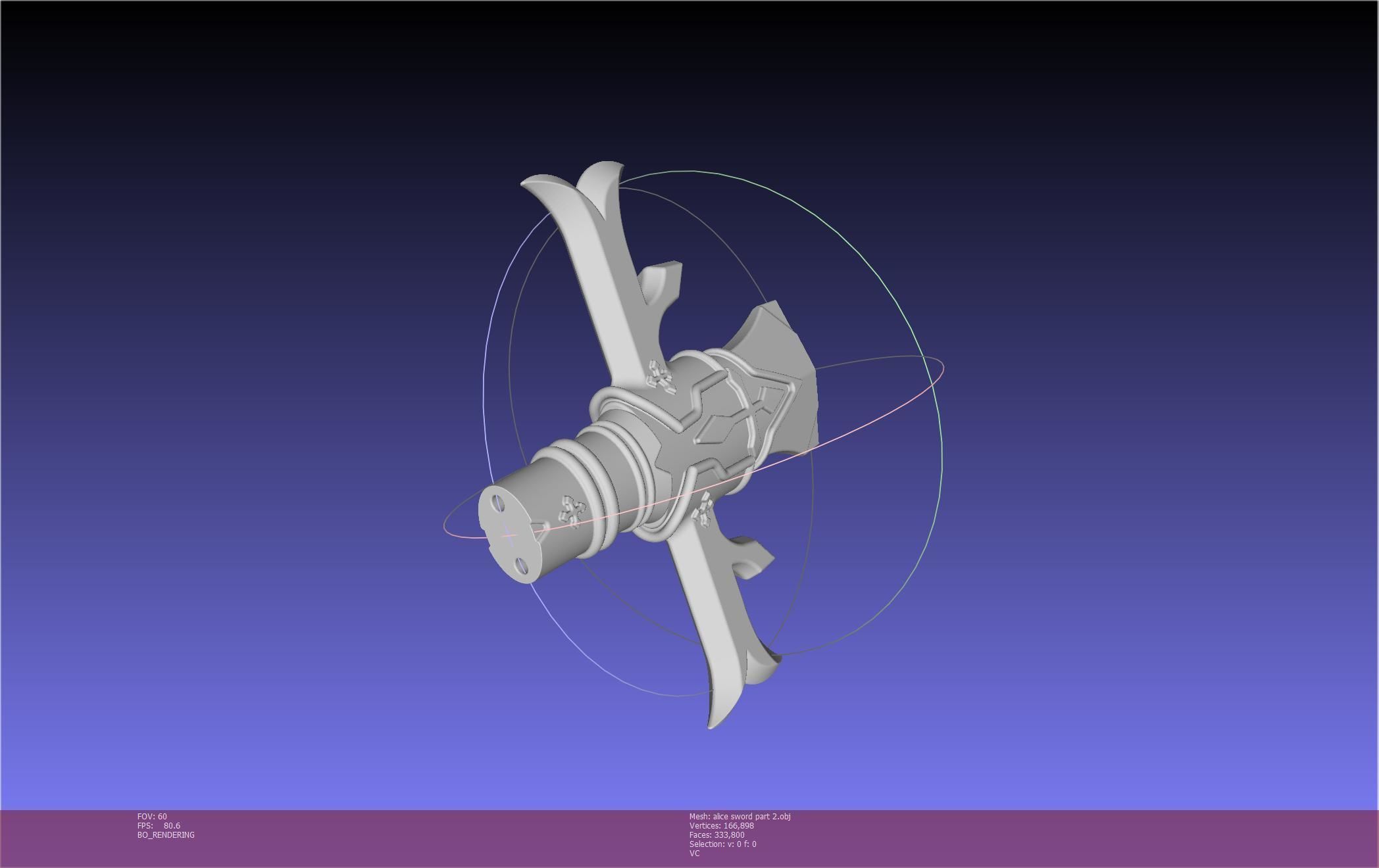 Sword Art Online Alicization Alice Sword Printable Assembly 3D print model_126