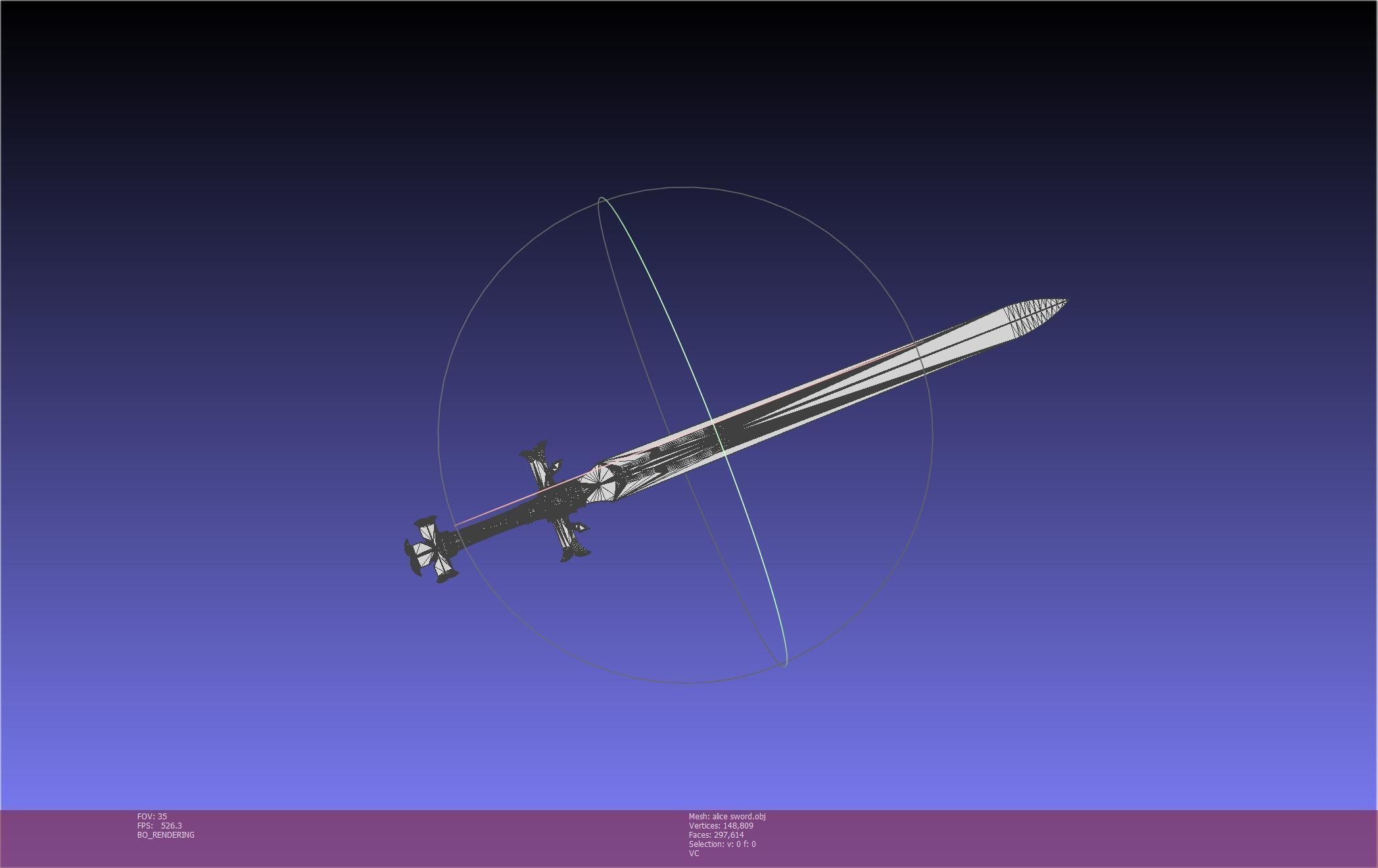 Sword Art Online Alicization Alice Sword Printable Assembly 3D print model_20
