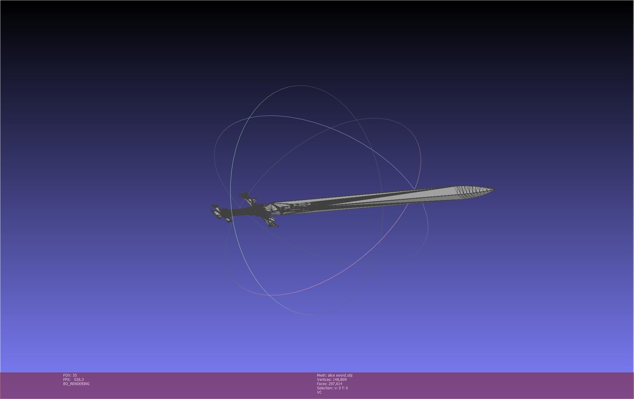 Sword Art Online Alicization Alice Sword Printable Assembly 3D print model_34