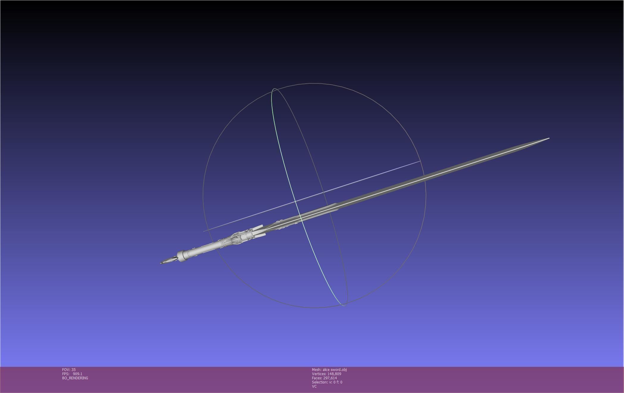 Sword Art Online Alicization Alice Sword Printable Assembly 3D print model_75