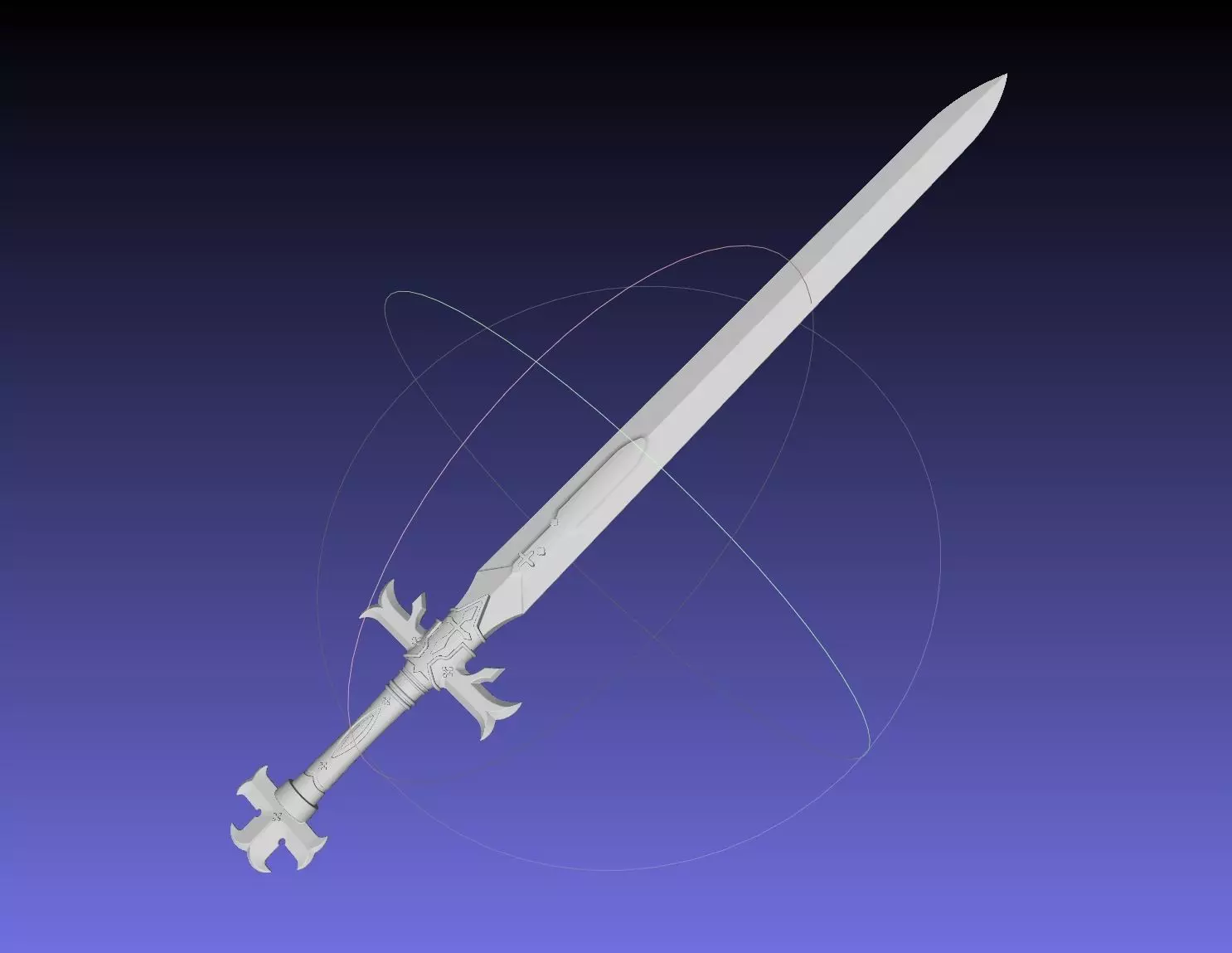 Sword Art Online Alicization Alice Sword Printable Assembly 3D print model_0