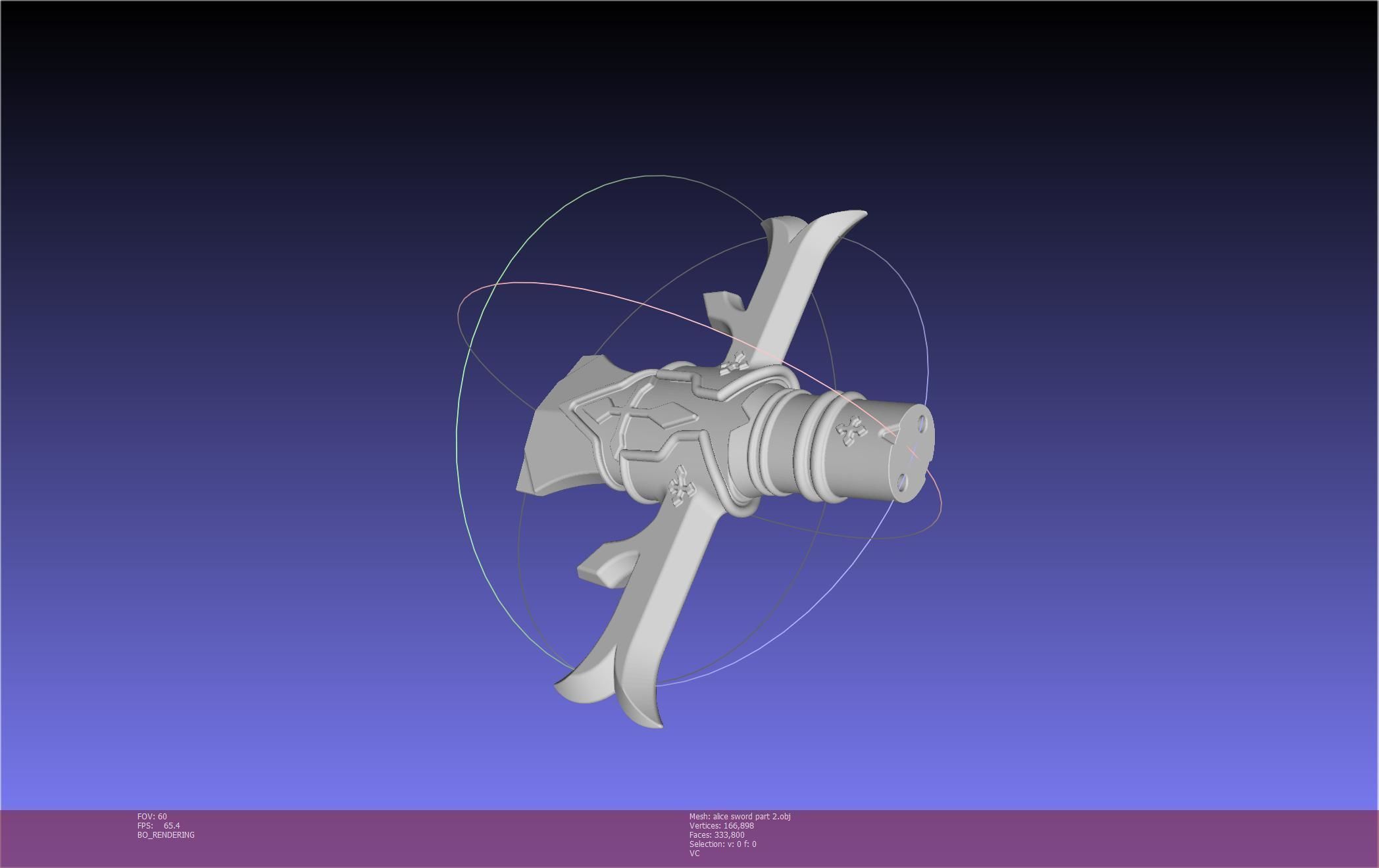 Sword Art Online Alicization Alice Sword Printable Assembly 3D print model_130