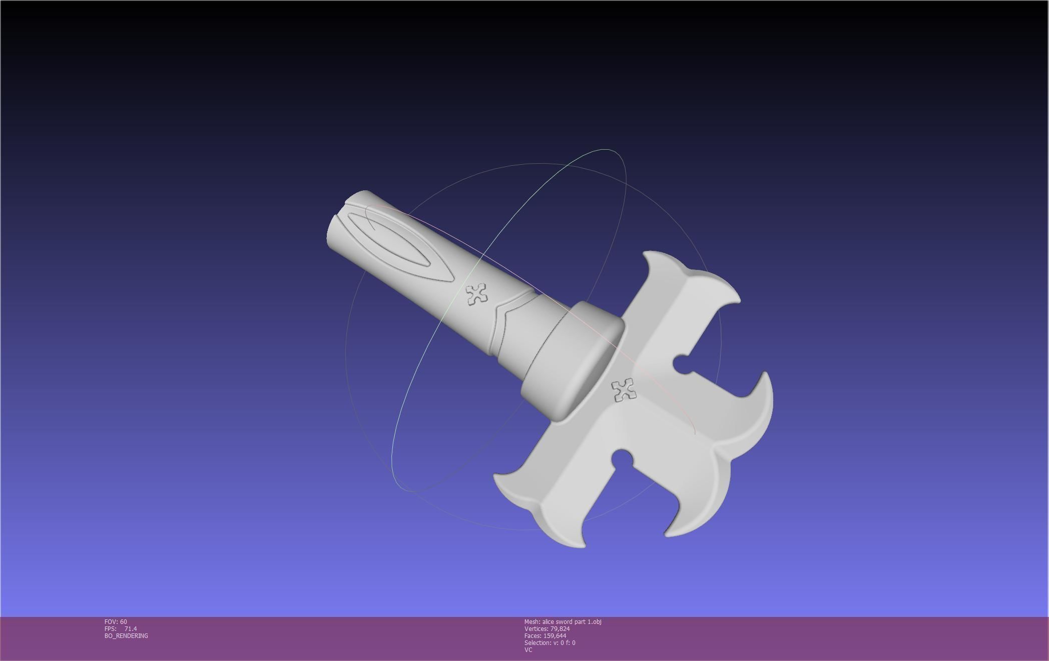 Sword Art Online Alicization Alice Sword Printable Assembly 3D print model_110