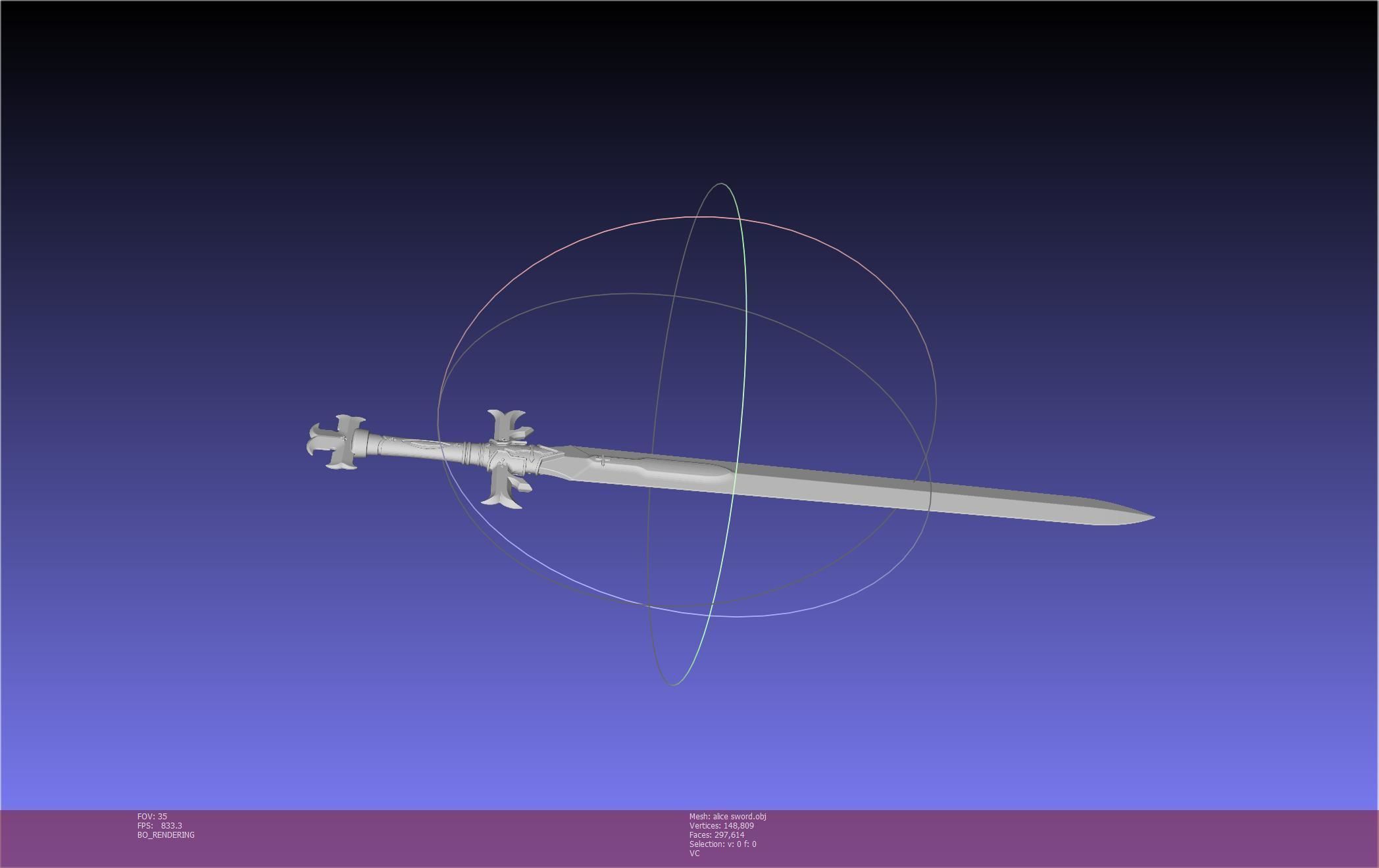 Sword Art Online Alicization Alice Sword Printable Assembly 3D print model_66