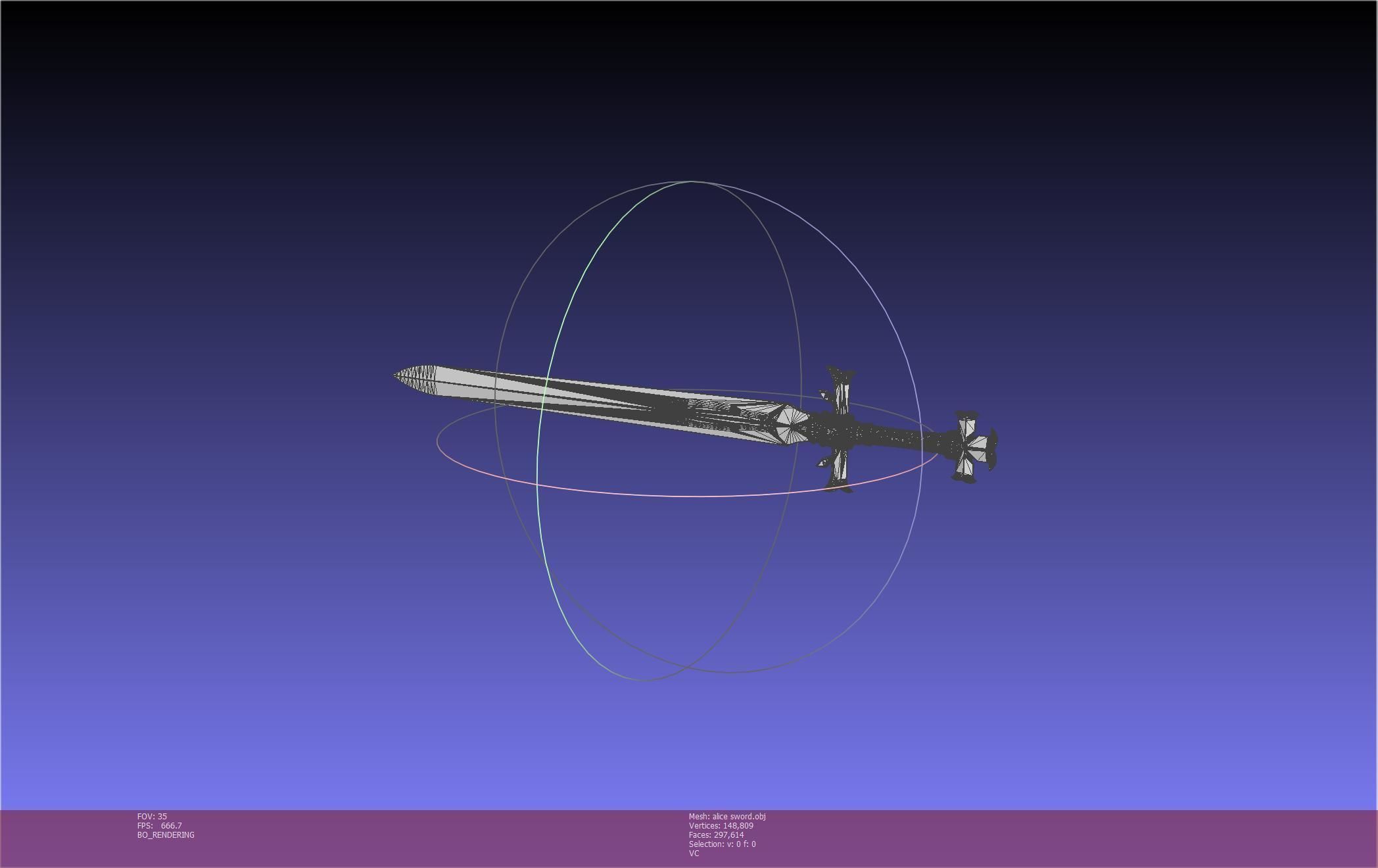 Sword Art Online Alicization Alice Sword Printable Assembly 3D print model_48