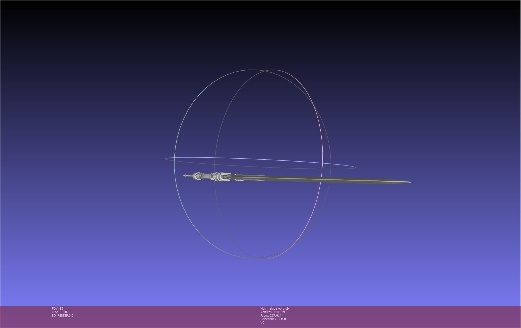 Sword Art Online Alicization Alice Sword Printable Assembly 3D print model_76