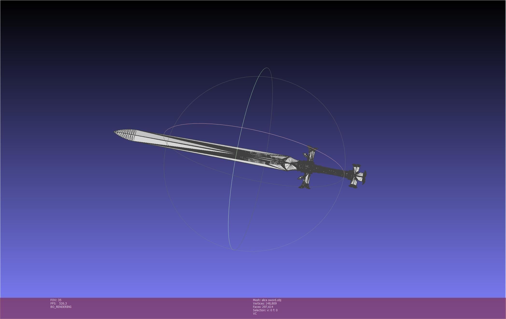 Sword Art Online Alicization Alice Sword Printable Assembly 3D print model_29