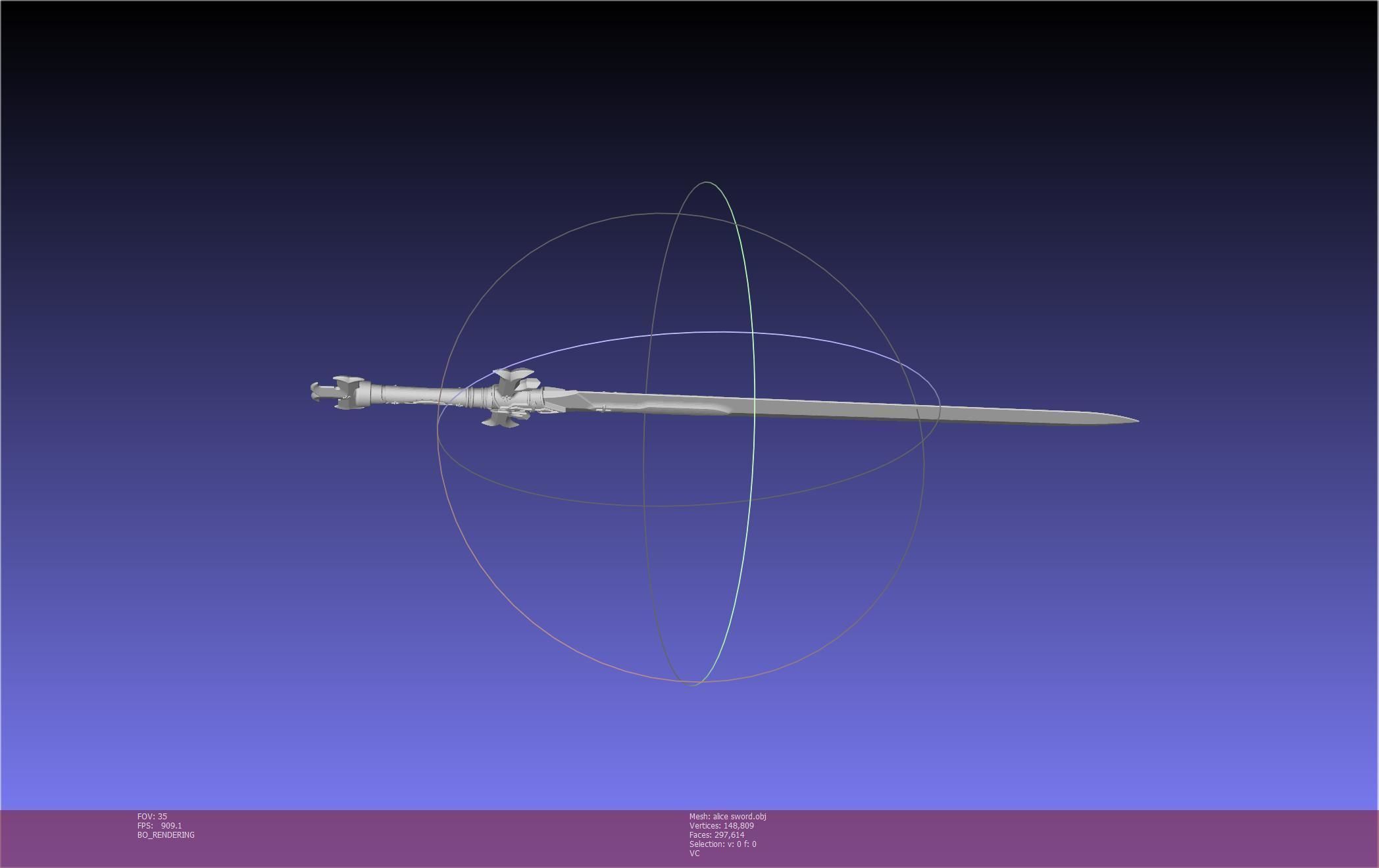 Sword Art Online Alicization Alice Sword Printable Assembly 3D print model_63
