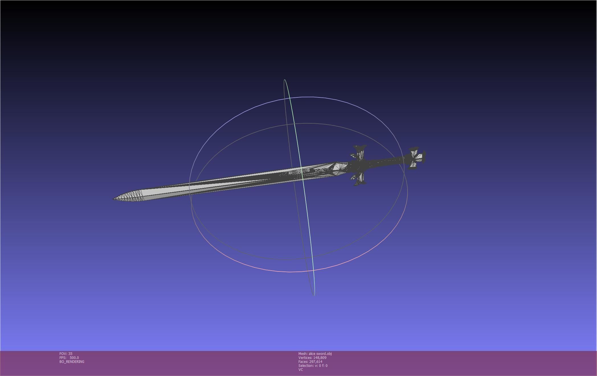 Sword Art Online Alicization Alice Sword Printable Assembly 3D print model_46