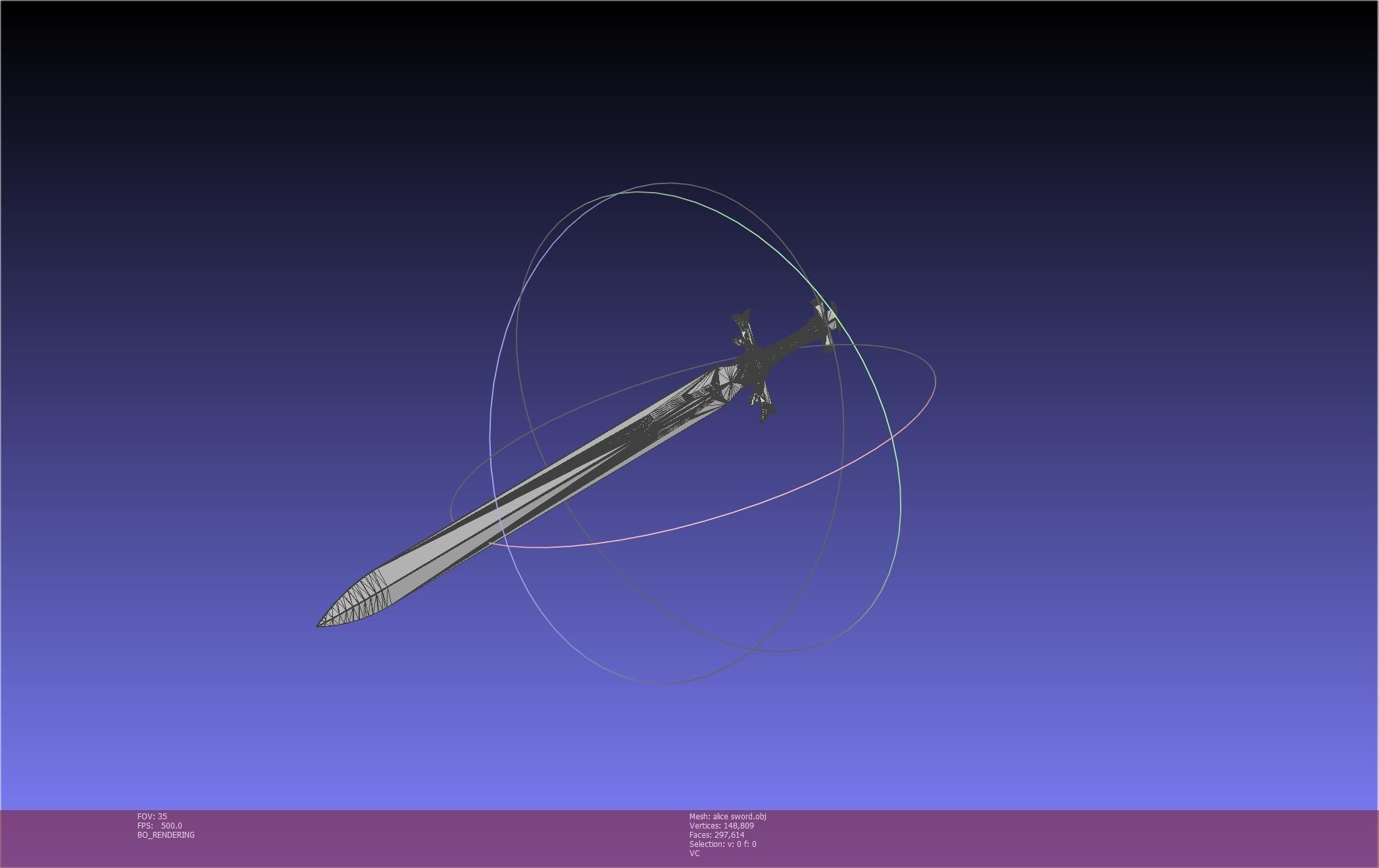 Sword Art Online Alicization Alice Sword Printable Assembly 3D print model_42