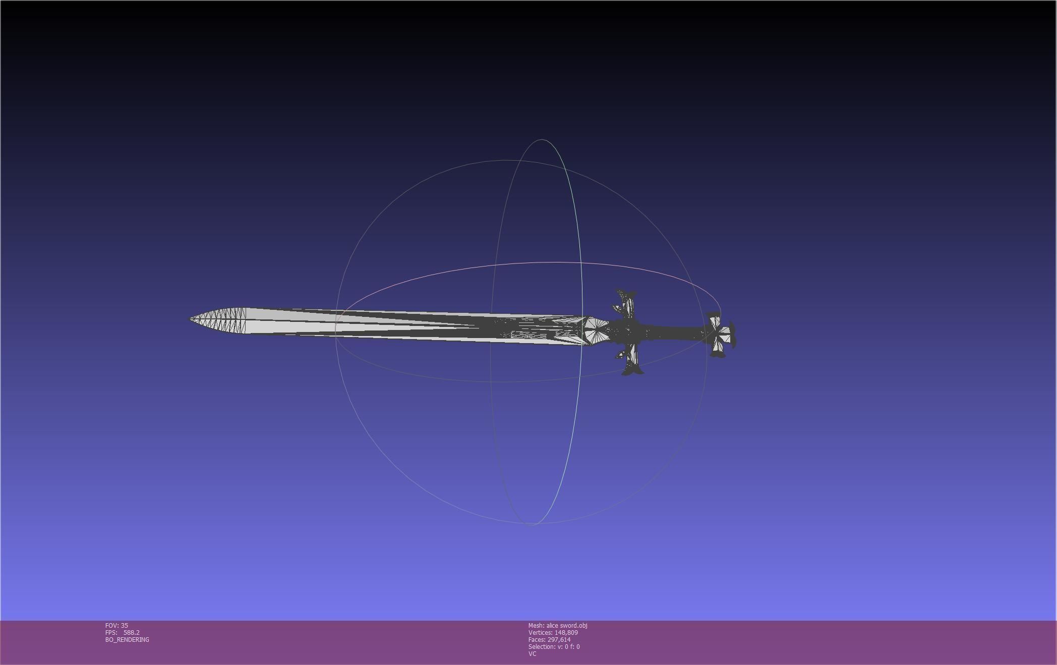 Sword Art Online Alicization Alice Sword Printable Assembly 3D print model_43
