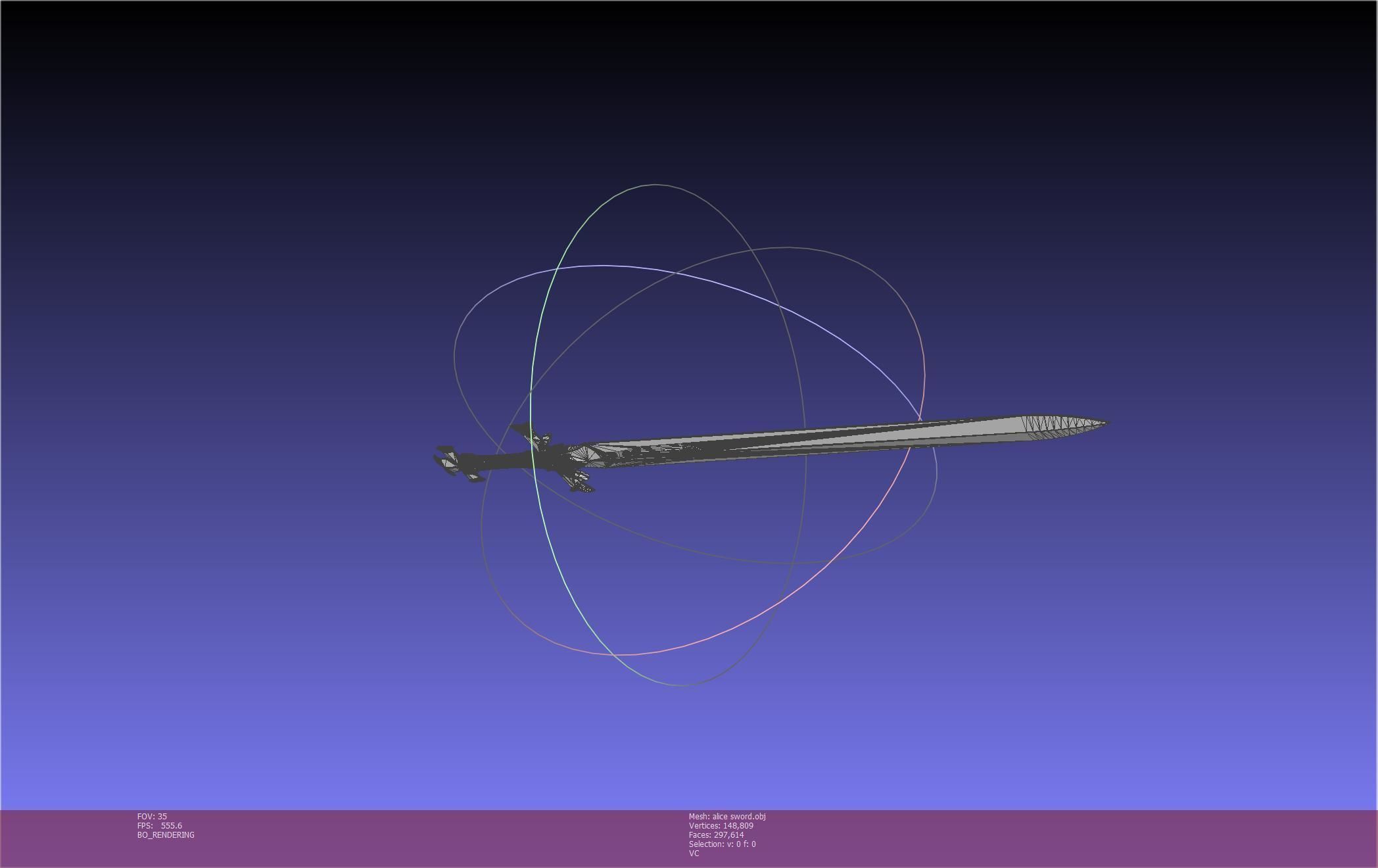 Sword Art Online Alicization Alice Sword Printable Assembly 3D print model_30