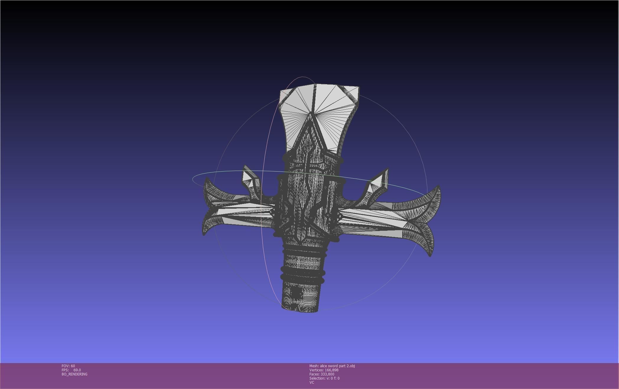 Sword Art Online Alicization Alice Sword Printable Assembly 3D print model_116
