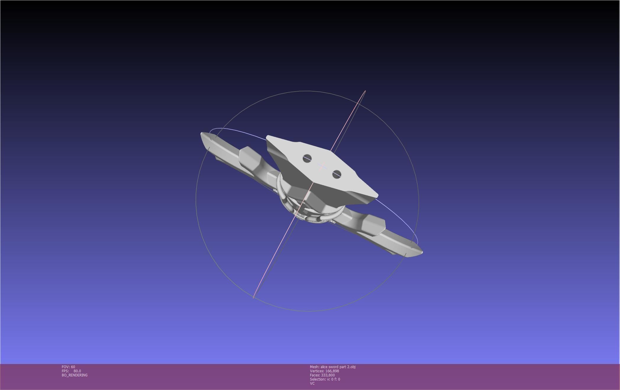 Sword Art Online Alicization Alice Sword Printable Assembly 3D print model_123