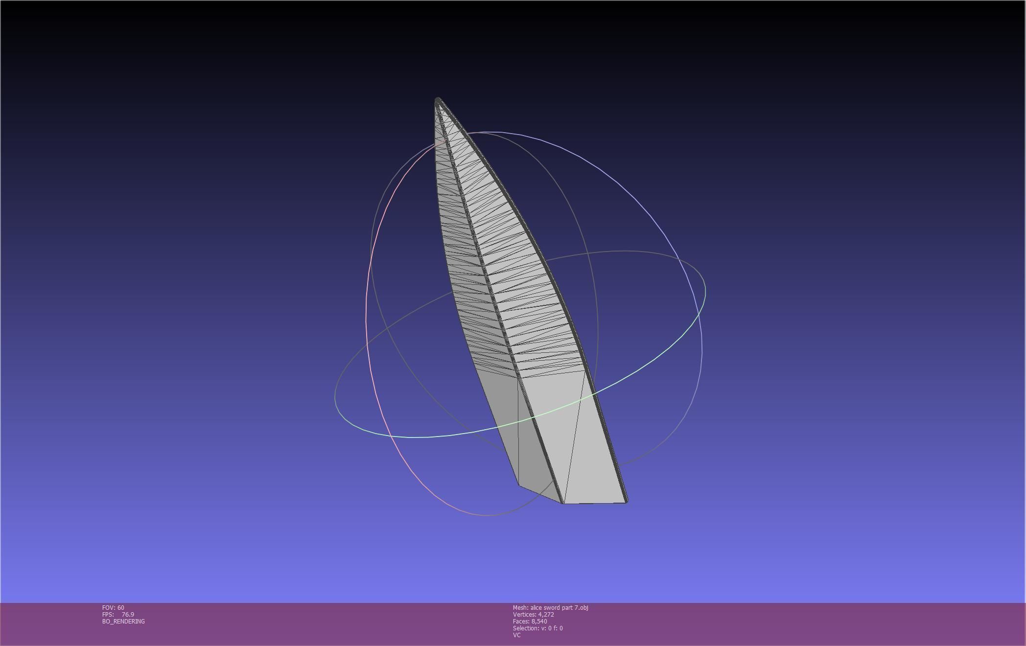 Sword Art Online Alicization Alice Sword Printable Assembly 3D print model_143