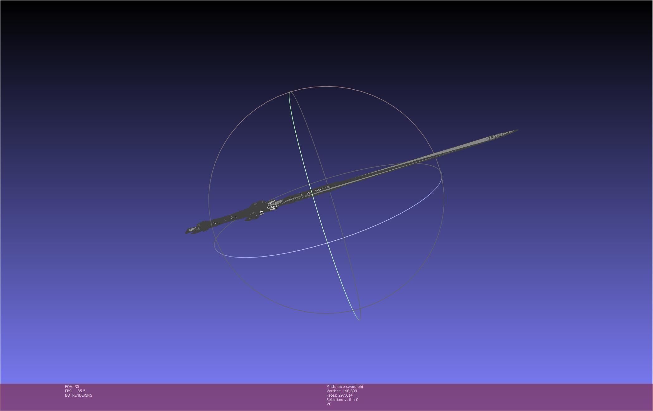 Sword Art Online Alicization Alice Sword Printable Assembly 3D print model_16