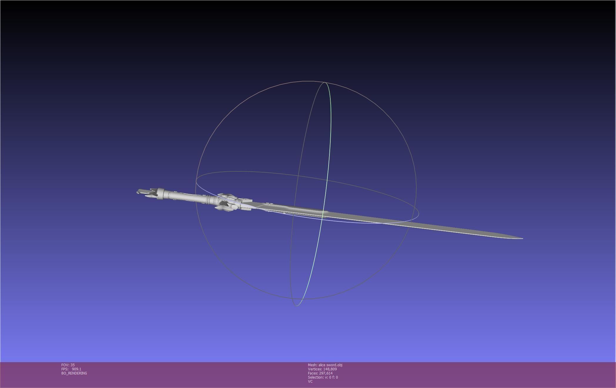 Sword Art Online Alicization Alice Sword Printable Assembly 3D print model_68