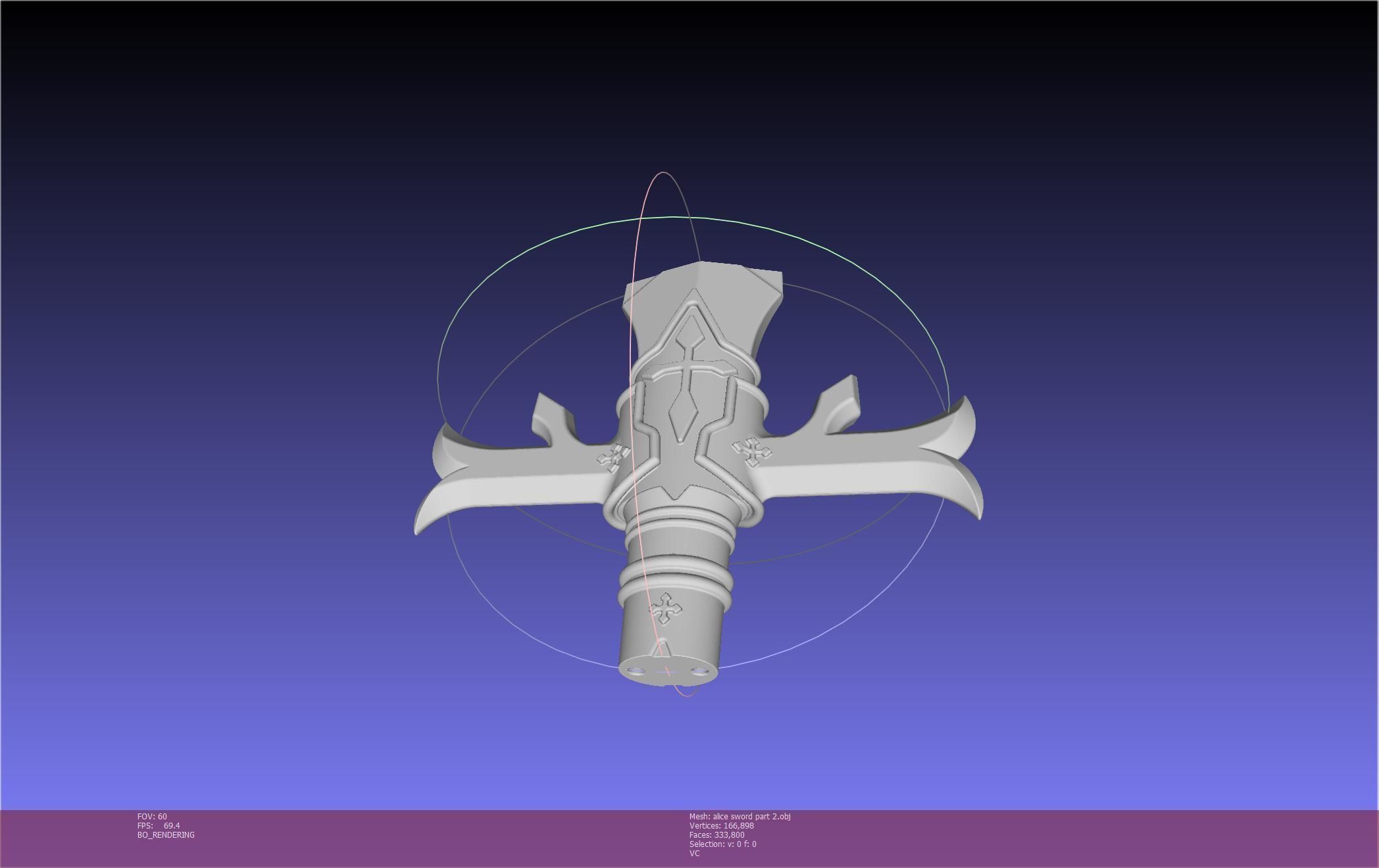 Sword Art Online Alicization Alice Sword Printable Assembly 3D print model_124