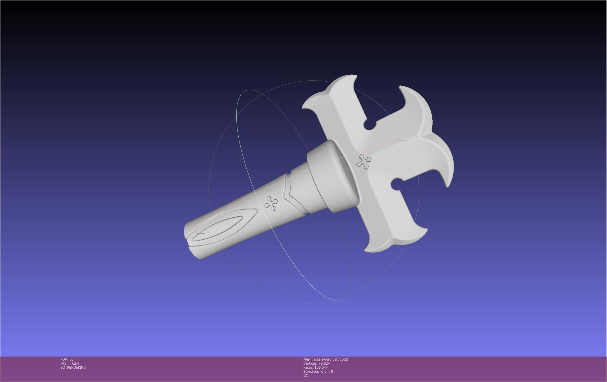 Sword Art Online Alicization Alice Sword Printable Assembly 3D print model_115