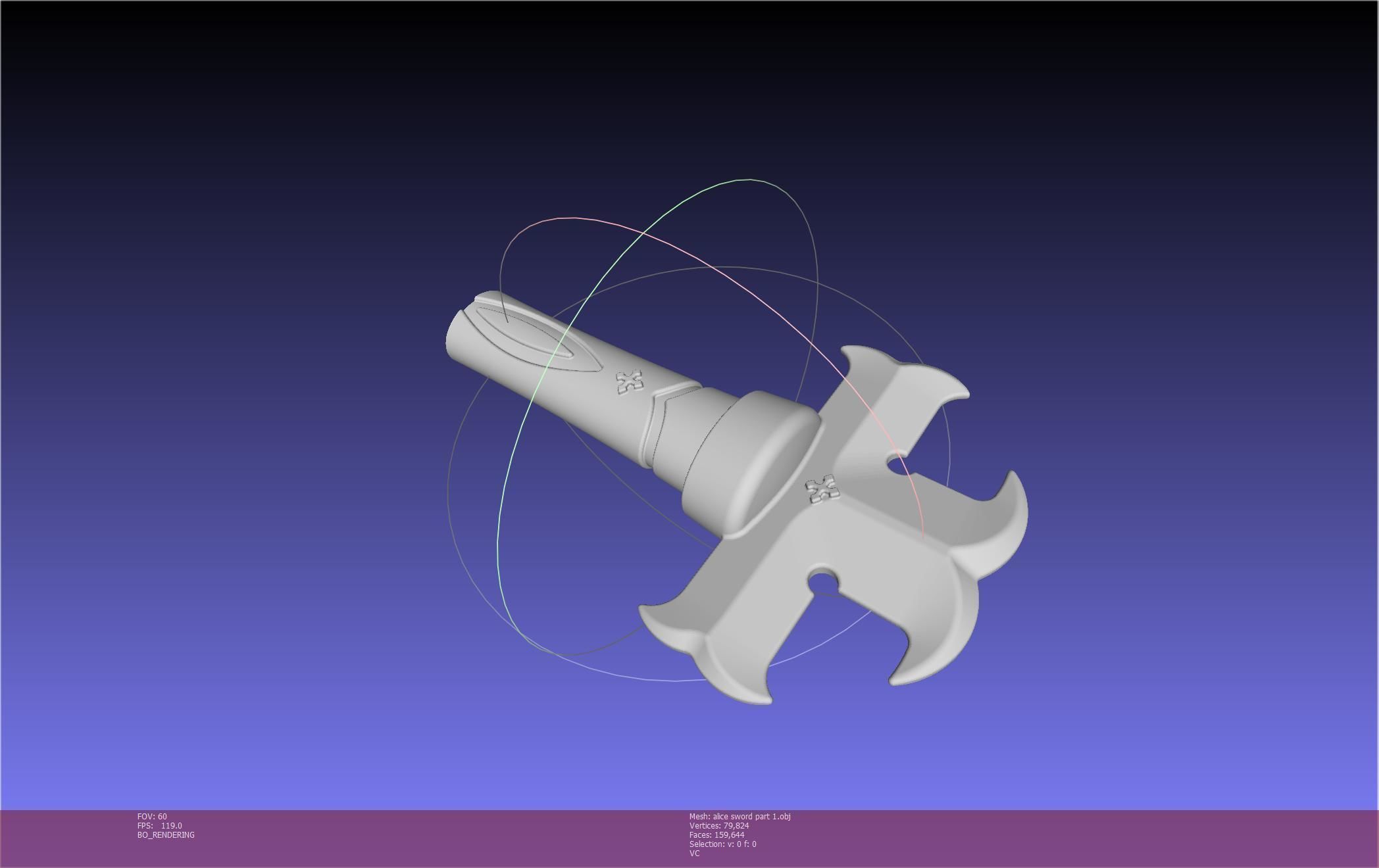 Sword Art Online Alicization Alice Sword Printable Assembly 3D print model_111
