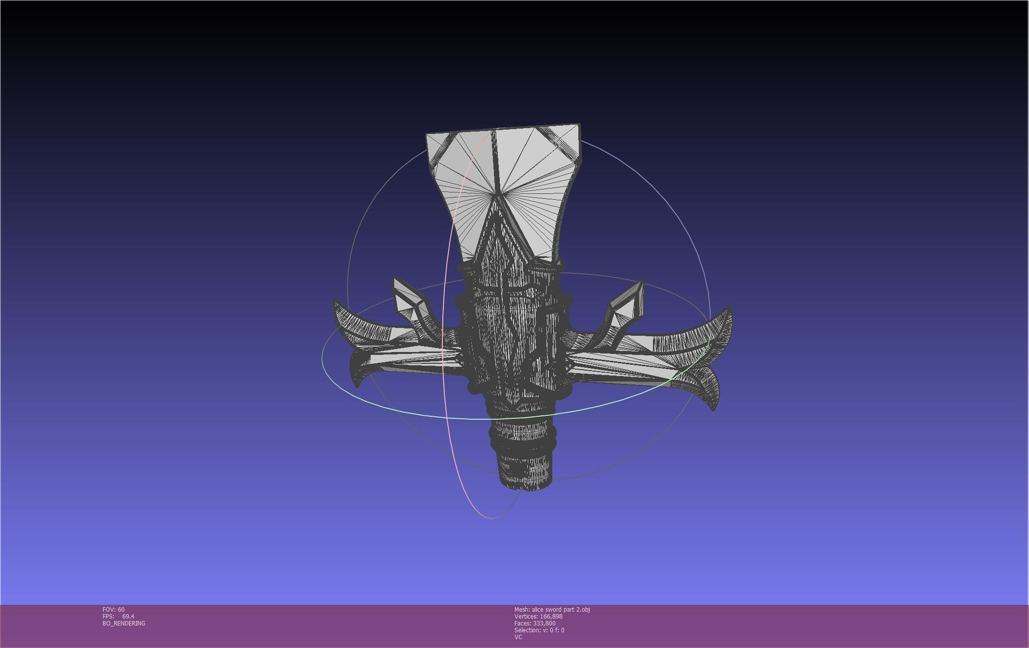 Sword Art Online Alicization Alice Sword Printable Assembly 3D print model_120
