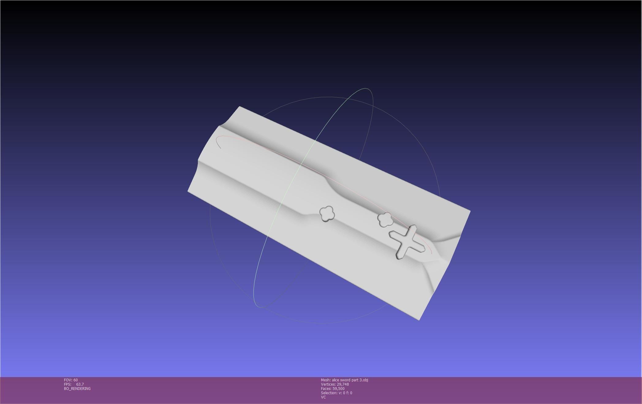 Sword Art Online Alicization Alice Sword Printable Assembly 3D print model_136