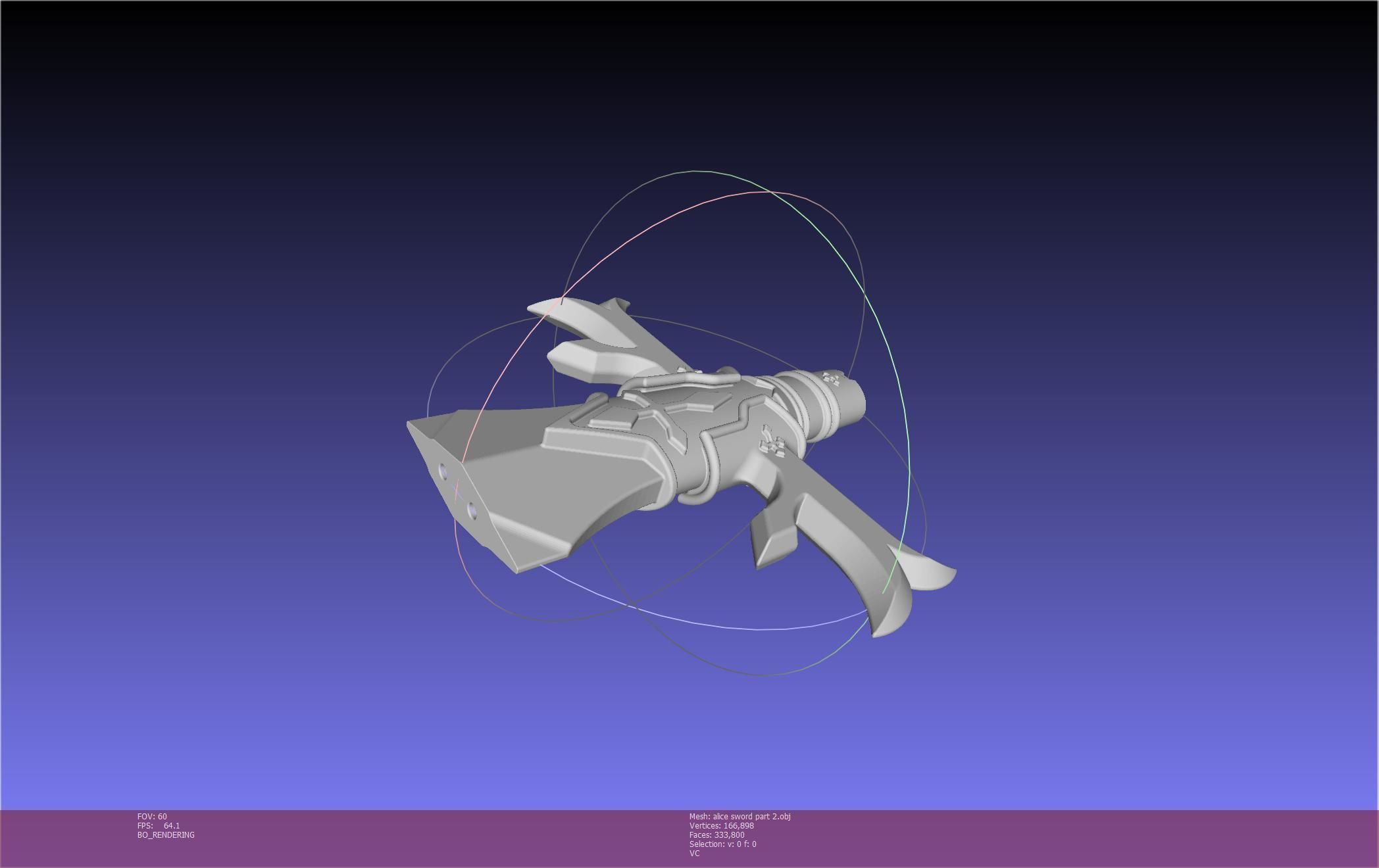 Sword Art Online Alicization Alice Sword Printable Assembly 3D print model_121