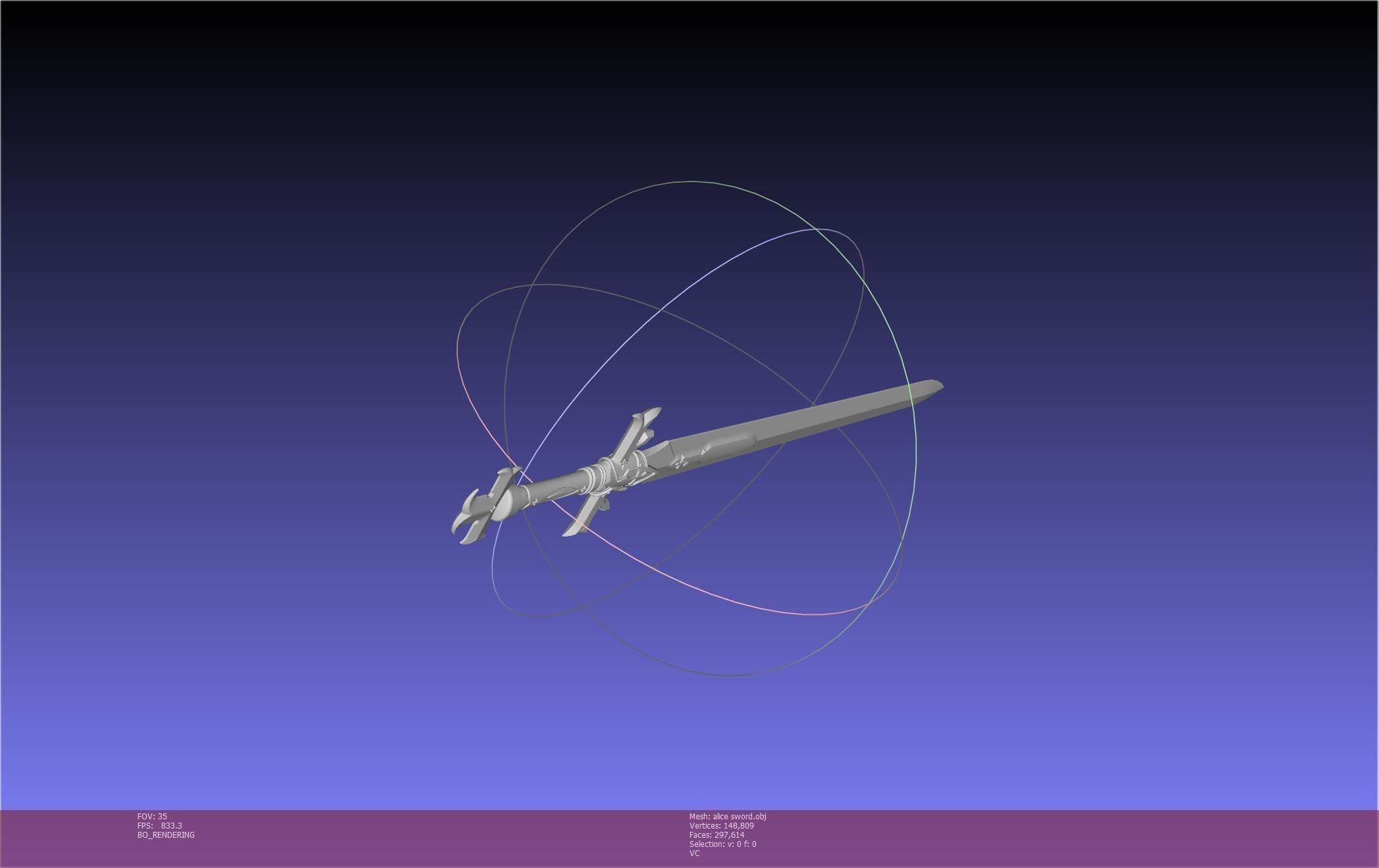 Sword Art Online Alicization Alice Sword Printable Assembly 3D print model_86