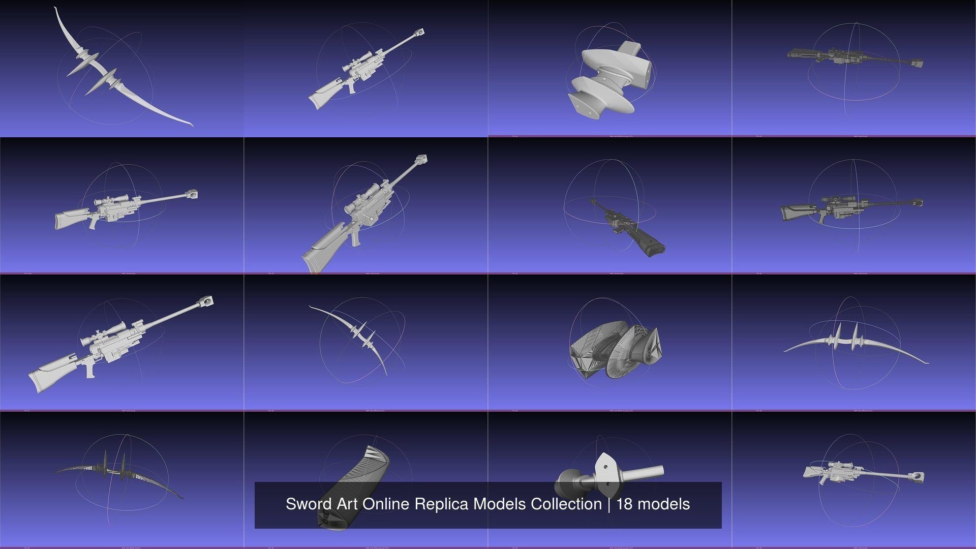 Sword Art Online Replica Models Collection _13