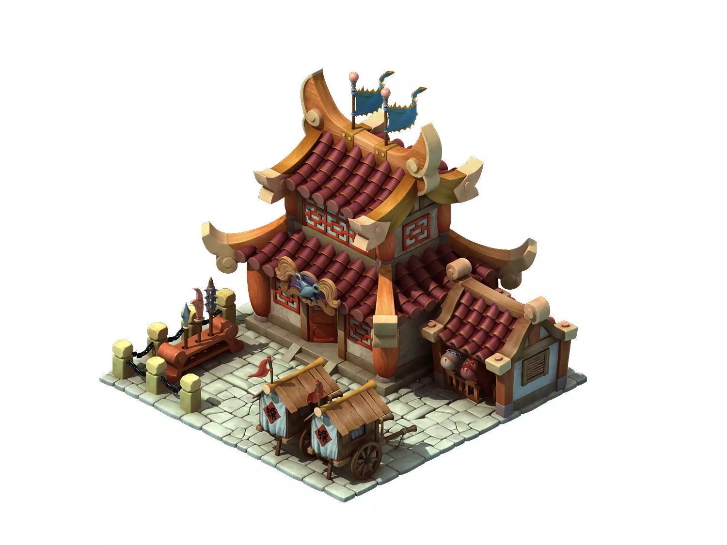 martial Arts 3D model