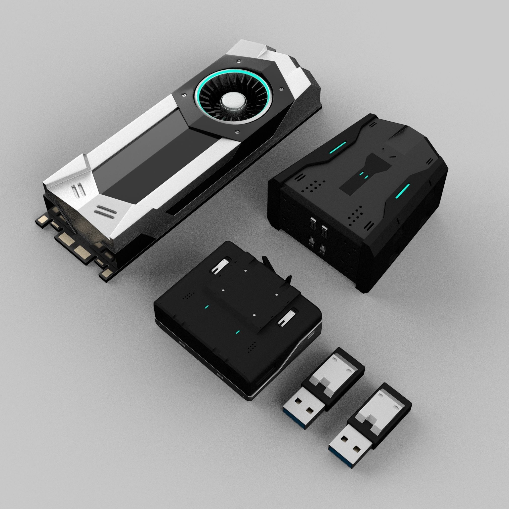 Tribot 202F 3D model_16