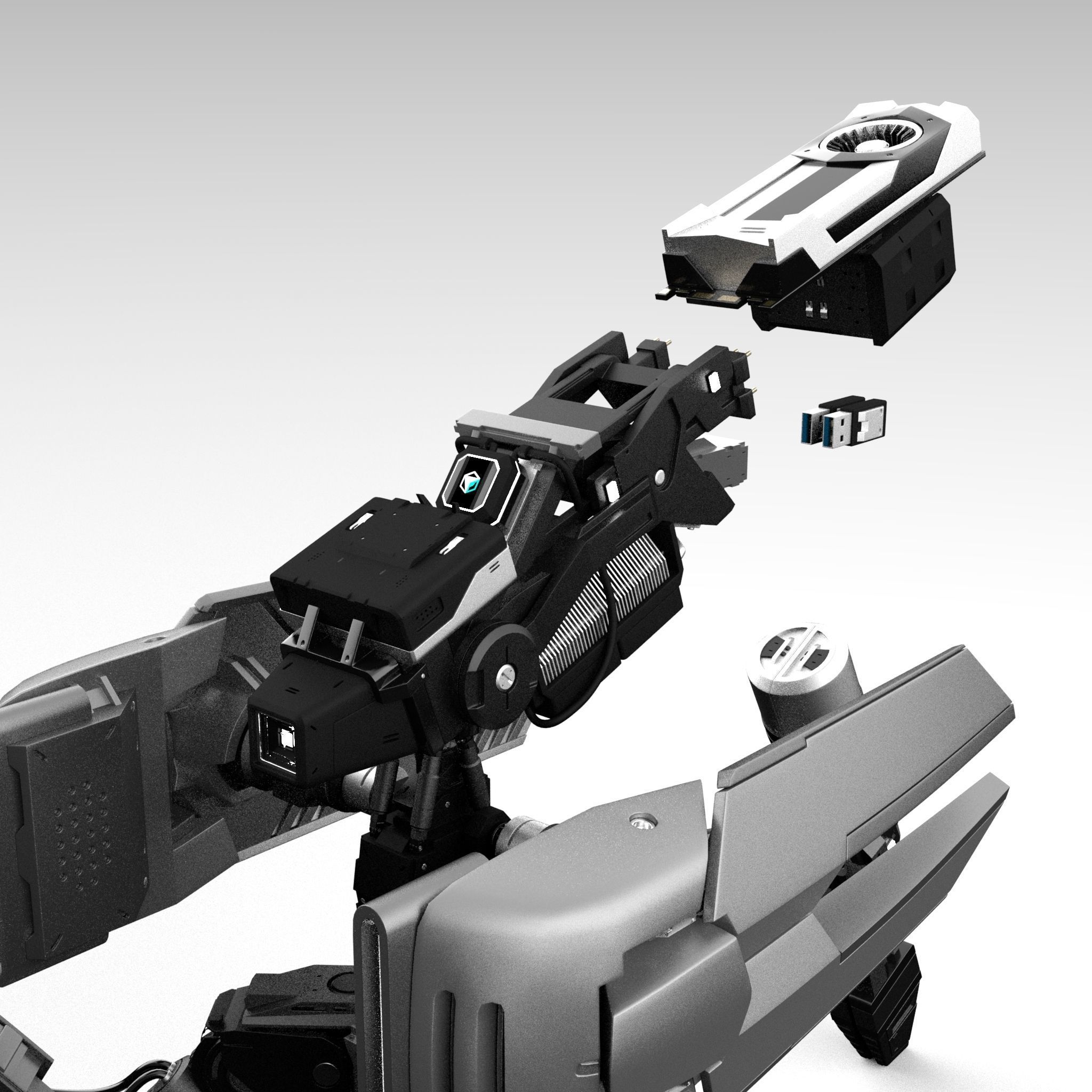 Tribot 202F 3D model_11