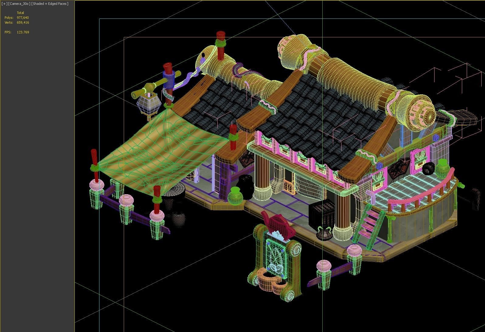 tea house 3D model_2