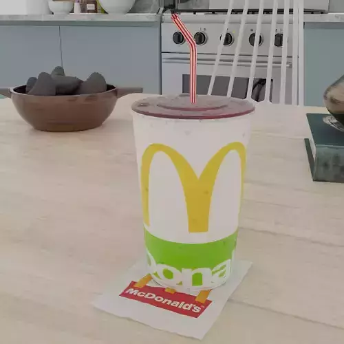 McDonalds Photorealistic PBR Cup