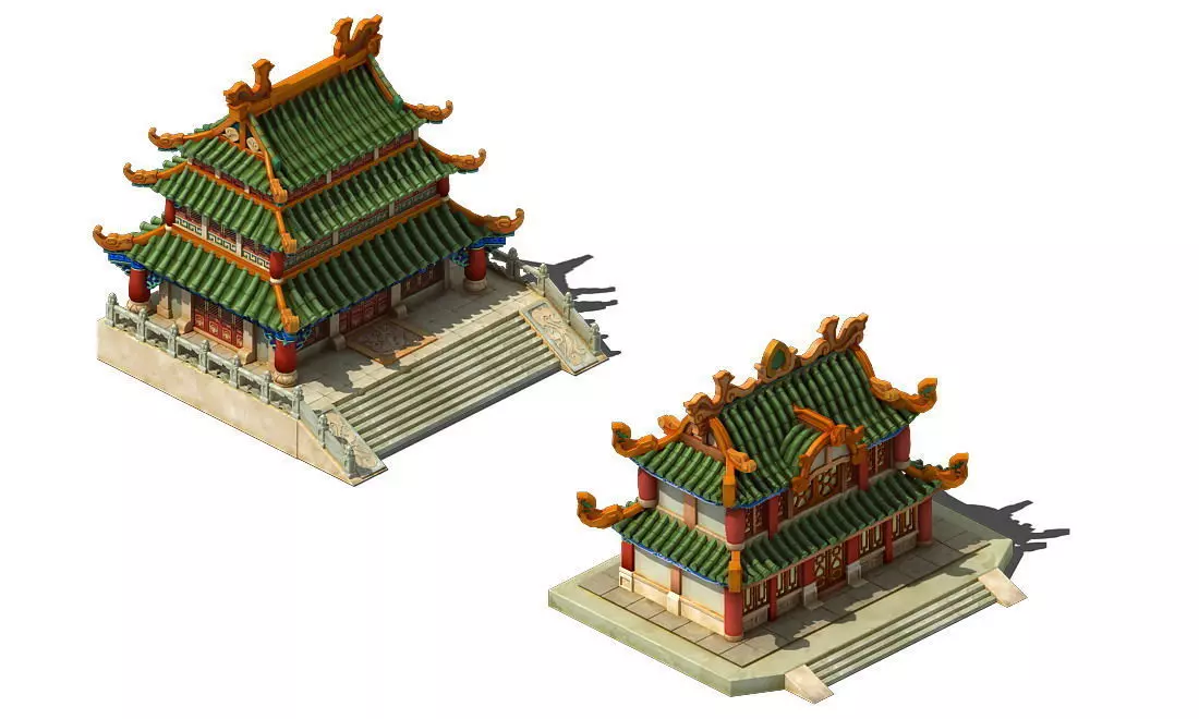 Ancient Architecture 3D model_0