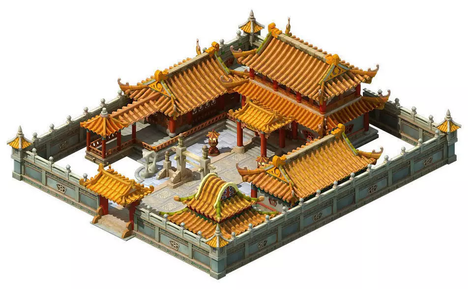 Ancient Architecture 3D model_0