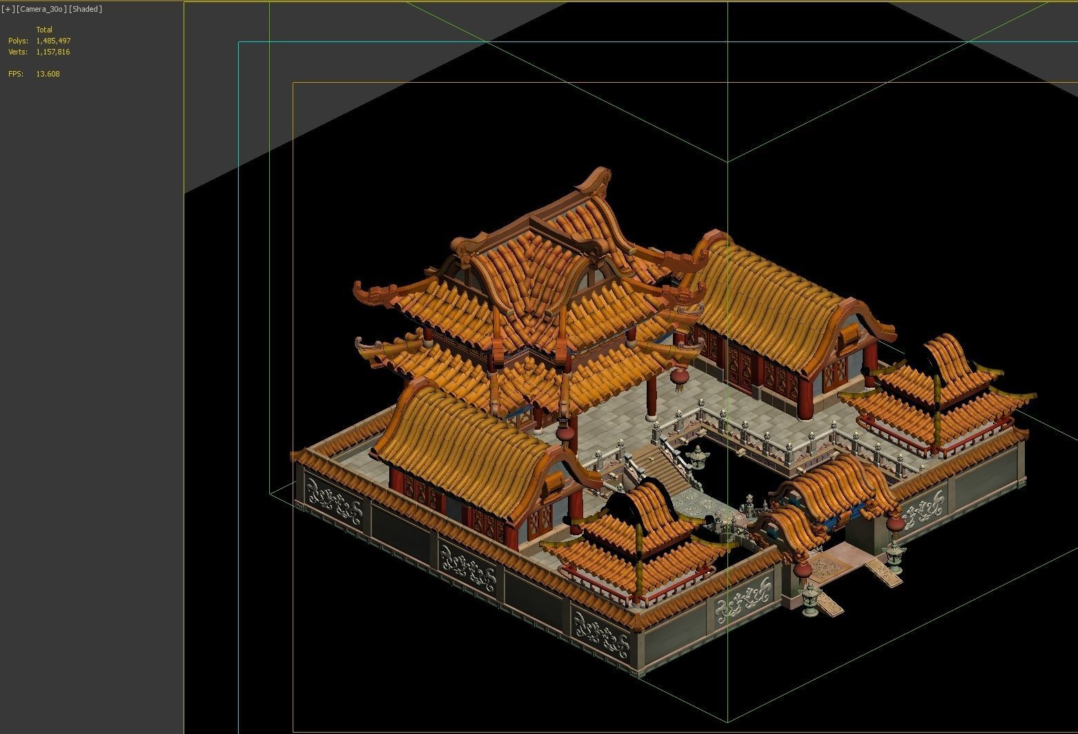 Ancient Architecture 3D model_1