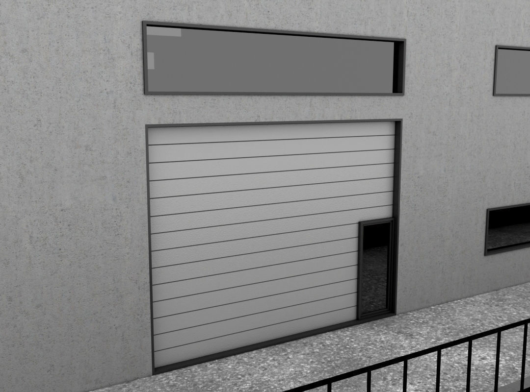 Building Pack - 5 Buildings of Residental and Industrial 3D model_61