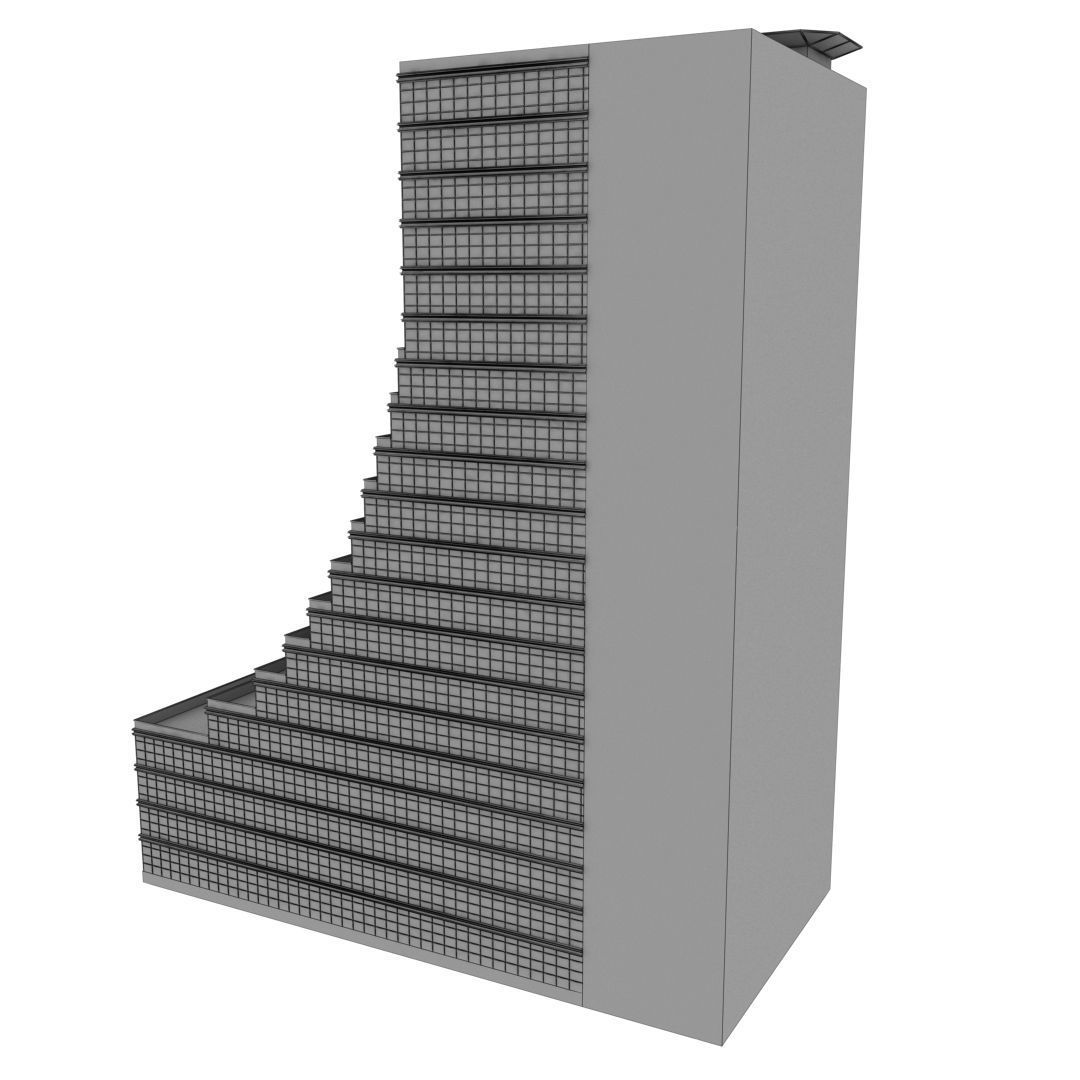 Building Pack - 5 Buildings of Residental and Industrial 3D model_82