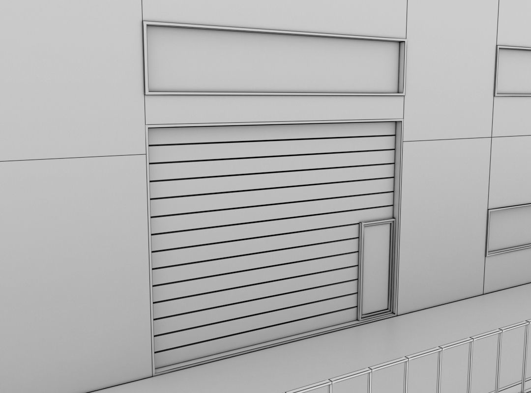 Building Pack - 5 Buildings of Residental and Industrial 3D model_62