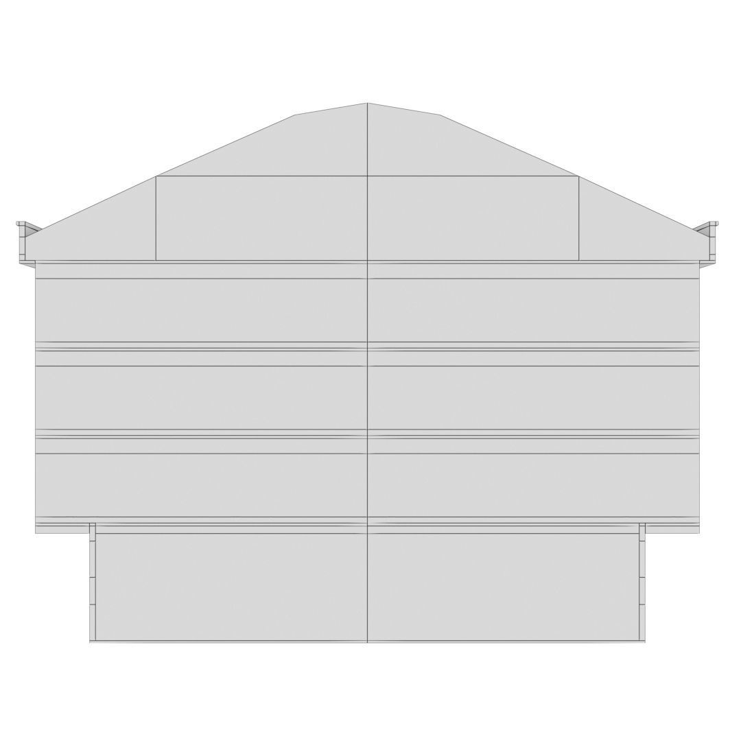 Building Pack - 5 Buildings of Residental and Industrial 3D model_6