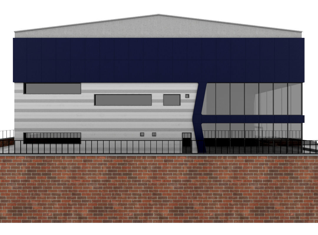 Building Pack - 5 Buildings of Residental and Industrial 3D model_55